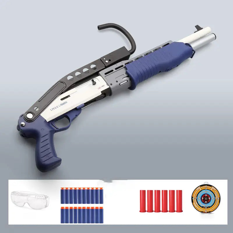 Single Shot Pump Foam Bullet Toy Shotgun SPAS-12